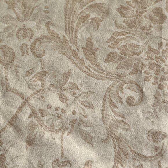 Lauren Ralph Lauren King Size Pale Pink Damask Flat Sheet Cotton Hard to Find - Picture 4 of 6